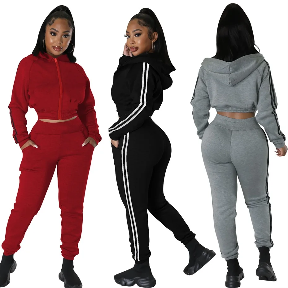 Customized With Logo Wholesale Tracksuits 2 Piece Set Winter Outfits ...