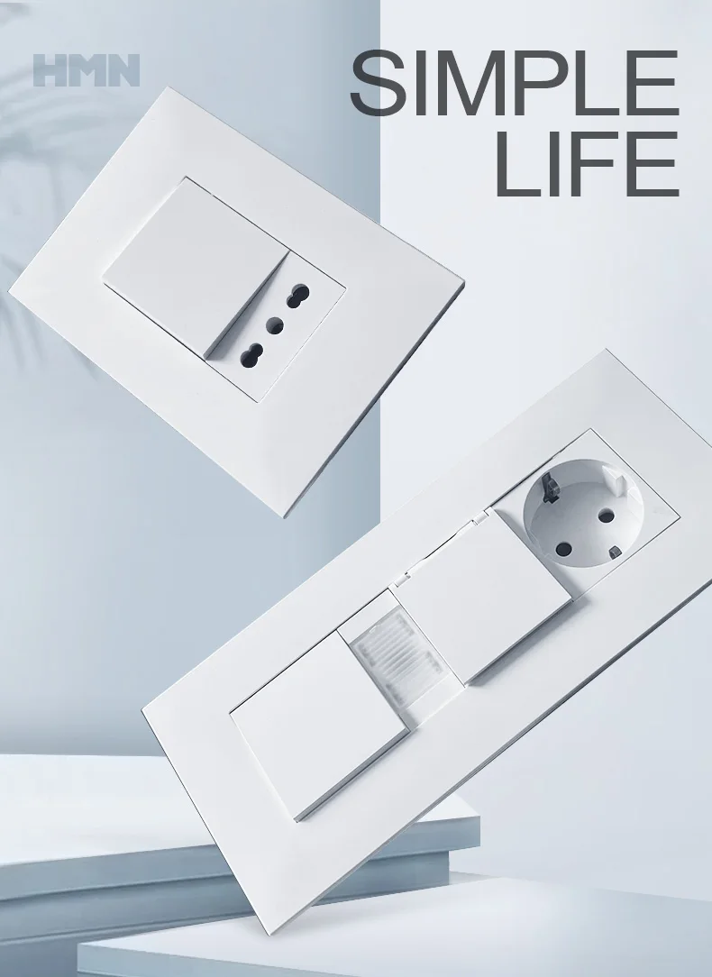 Italian Style Italy Standard Wall Switch Electrical Rotatary Led Light