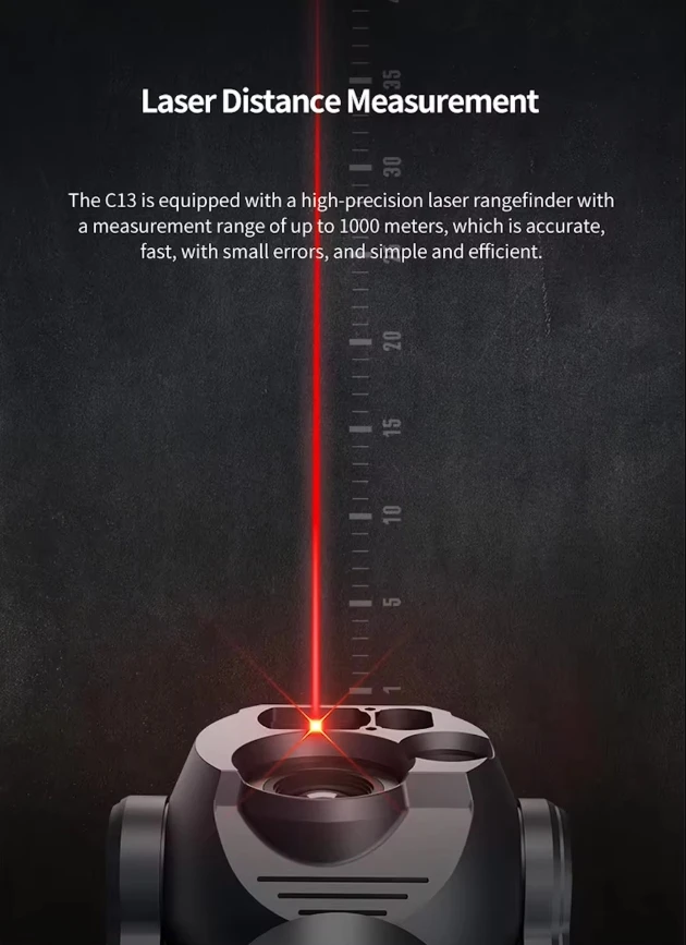 Skydroid C13 AI izleme 30x optik dijital Zoom 640 kızılötesi termal görüntüleme lazer telemetre ile tri-ışık PTZ kamera