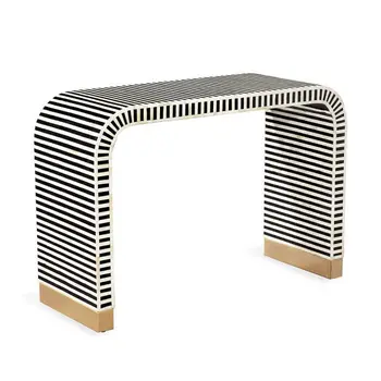 Top Hallway Entrance Bone Inlay Console Entry Table Vintage Low MOQ Design Modern by Craft N creation
