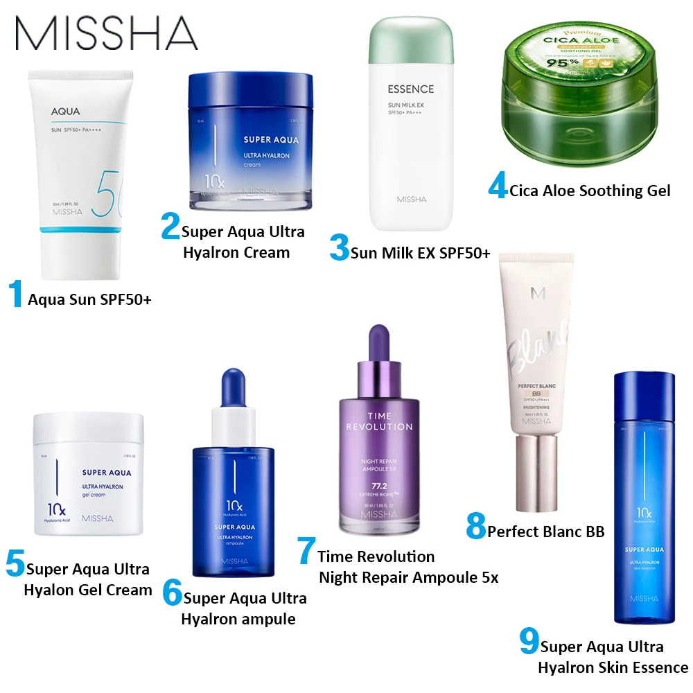 Korean Popular Beauty Care Antiaging Various Skin Care Products