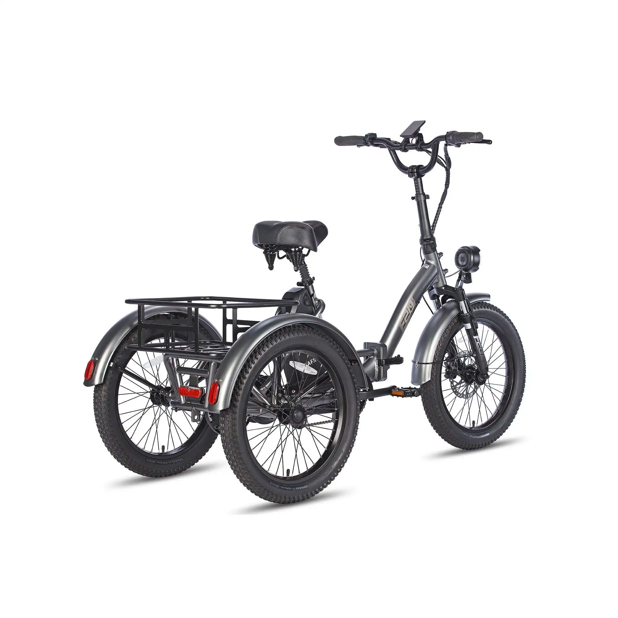 EU UK Warehouse FAFREES F20 Mate Electric Cargo Trike 180kg Capacity, 110KM Range, Folding Design