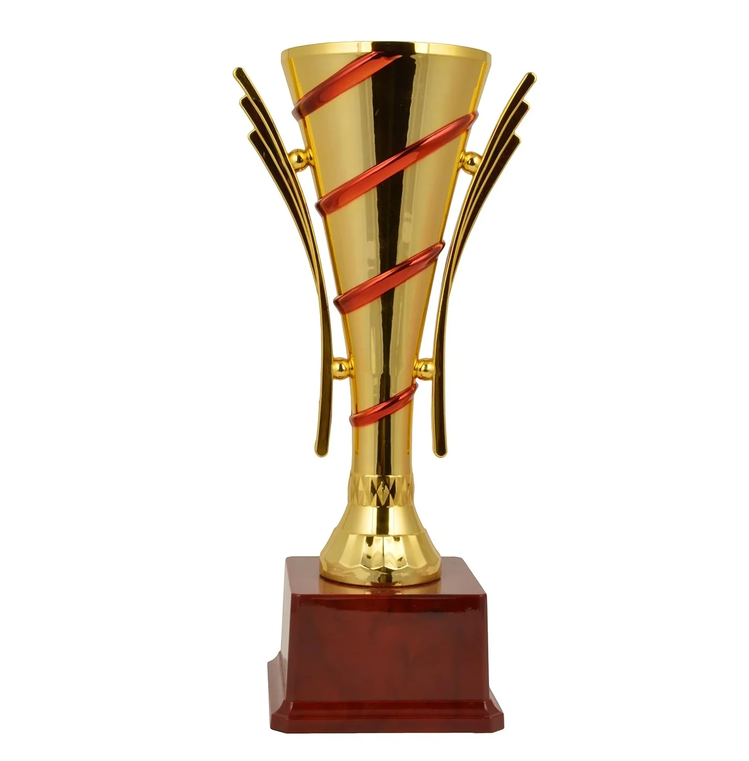 Customized Design Vintage Style Nickle Plated Brass Sports Trophy Cups Trophy Football Cricket Trophy Star