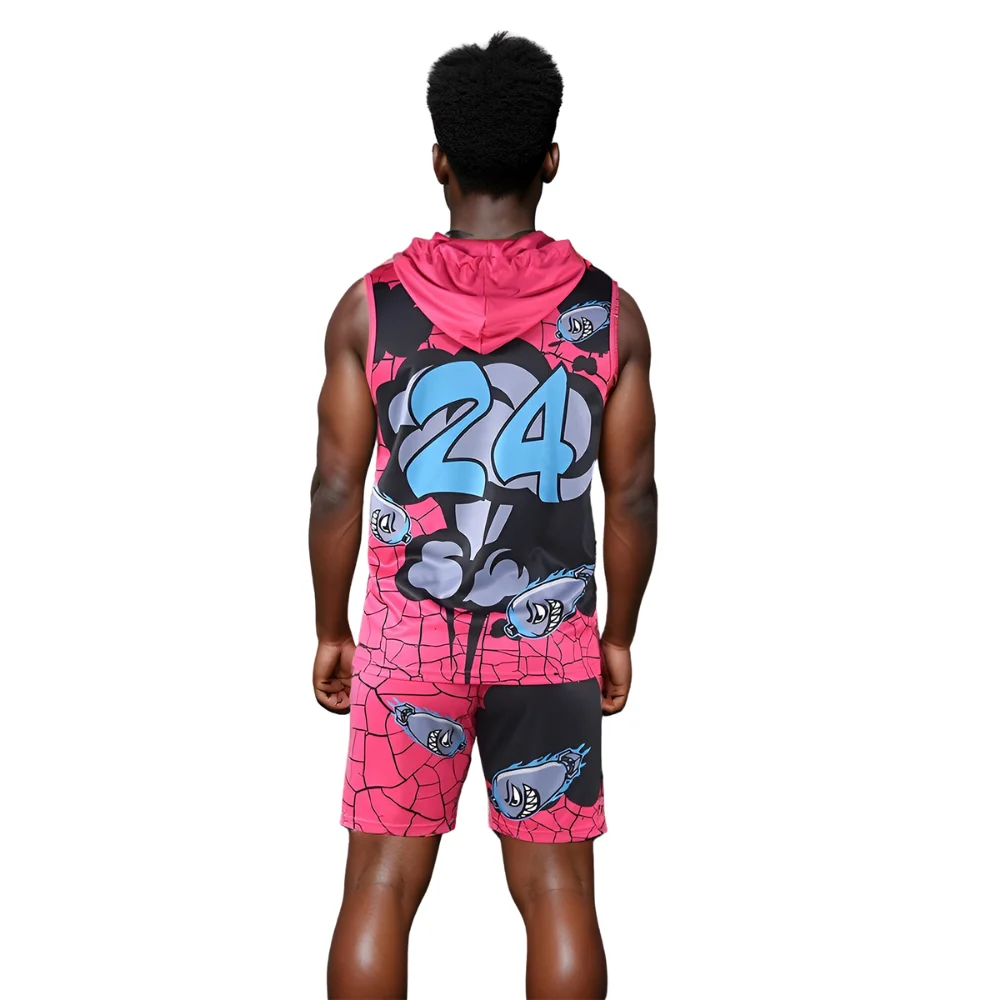 OEM Custom Design Sublimated Dry Fit 7 on 7 Flag Football Uniform With Hood Custom Flag Football Uniform With Your Name & Number