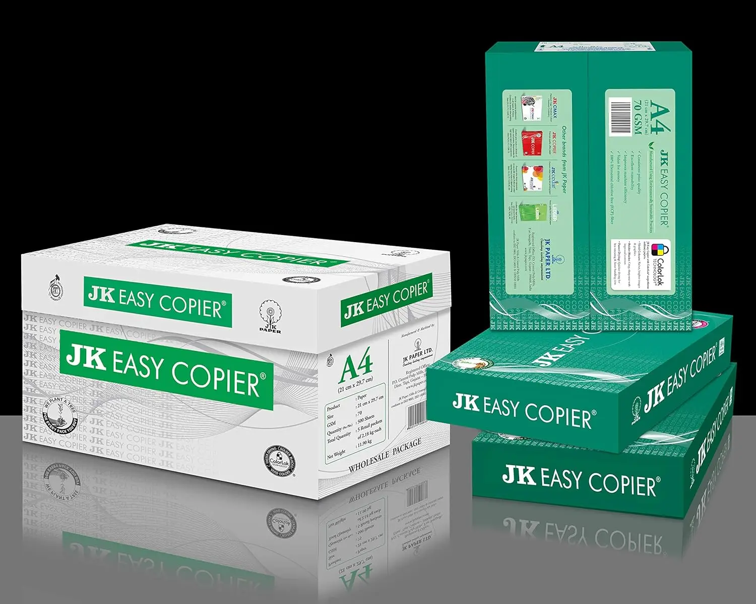 Wholesale Supplier Of JK Easy Printing Paper A4 80gsm Copier Paper Pack At Affordable Prices