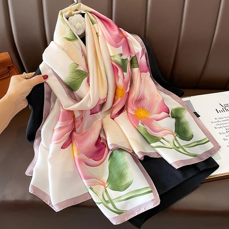 Wholesale Turkish Silk Scarves Luxury Designer Patterns