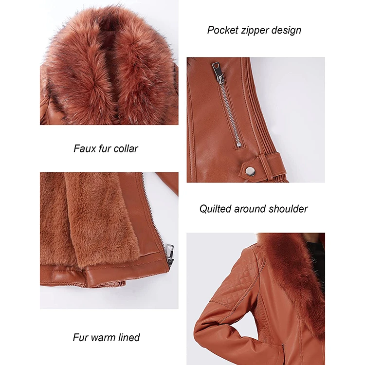 Oem Services High Quality Fabric Women Winter Customized Windproof Down Jacket For Women With Fur Jacket - Image 5