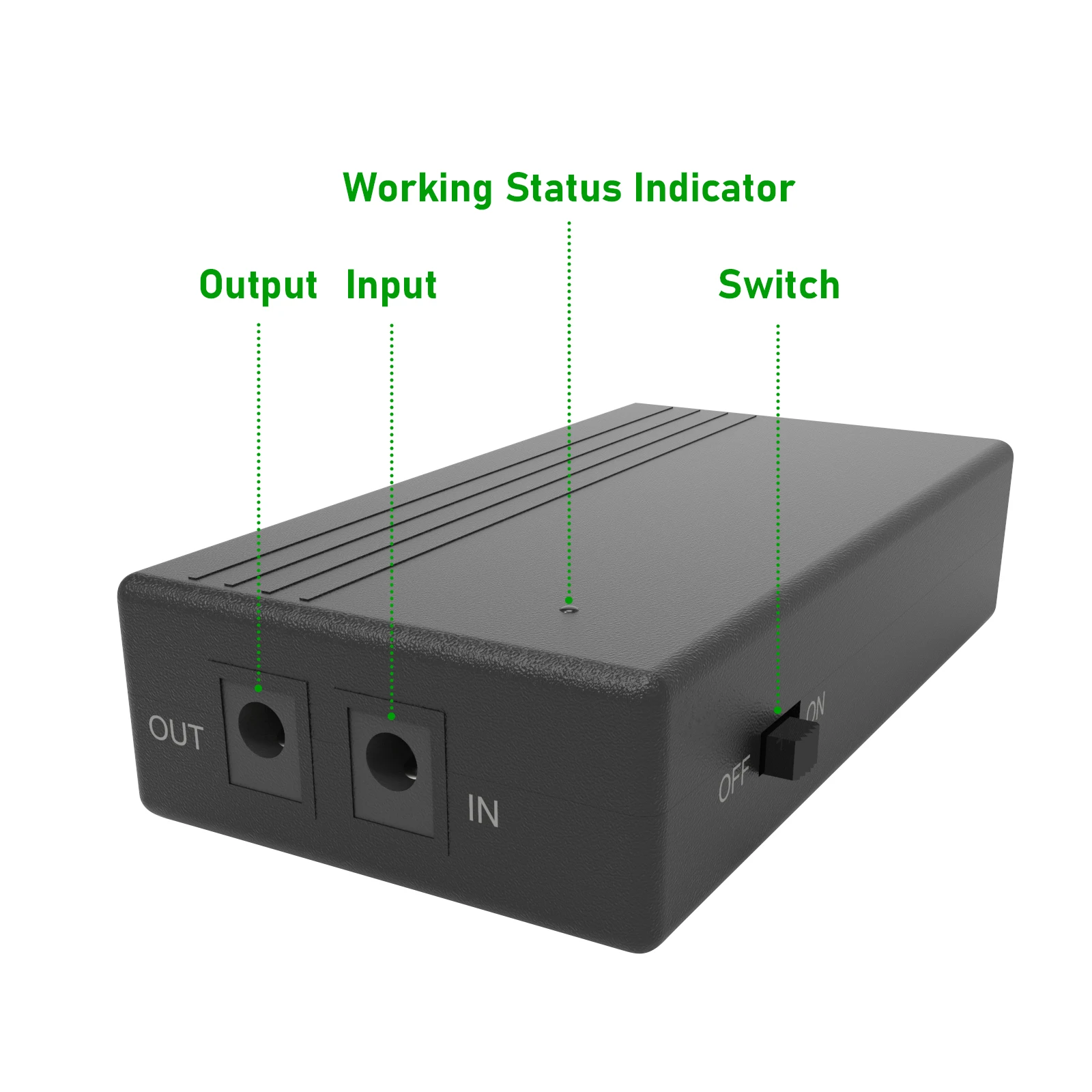 WGP UPS Router Wifi Backup DC 9V 12V Mini UPS for Wifi Router Modem CCTV Camera Home