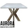 White + Wood stand