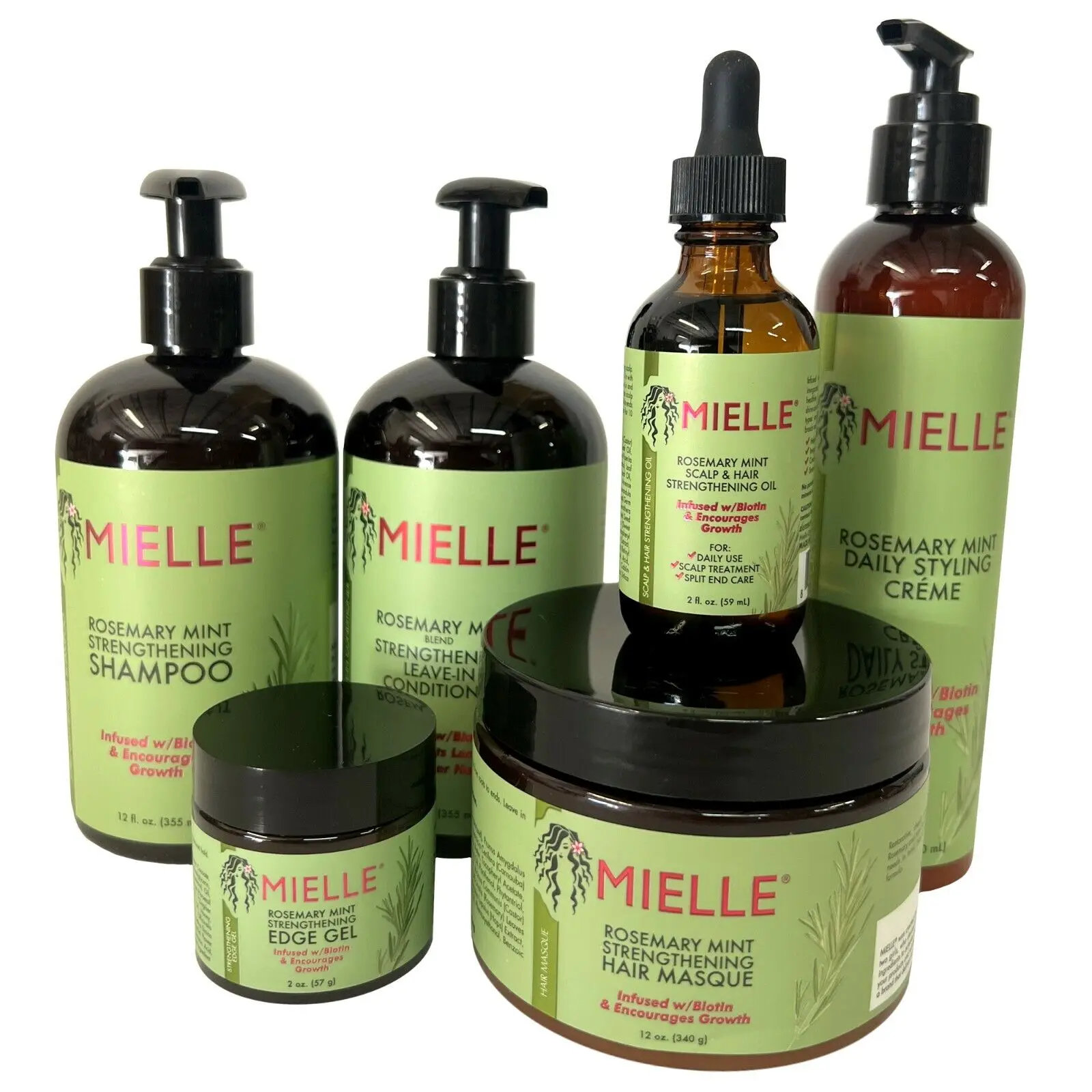 Mielle Organics Rosemary Mint Scalp & Hair Strengthening Oil With