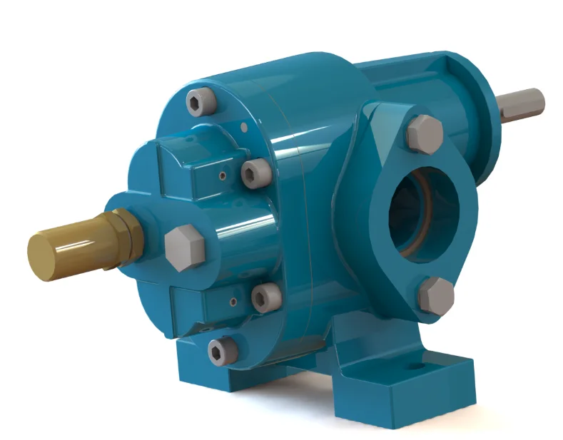 Made In Italy Volumetric Bare Shaft Gear Pump Model B Feet Transferring ...