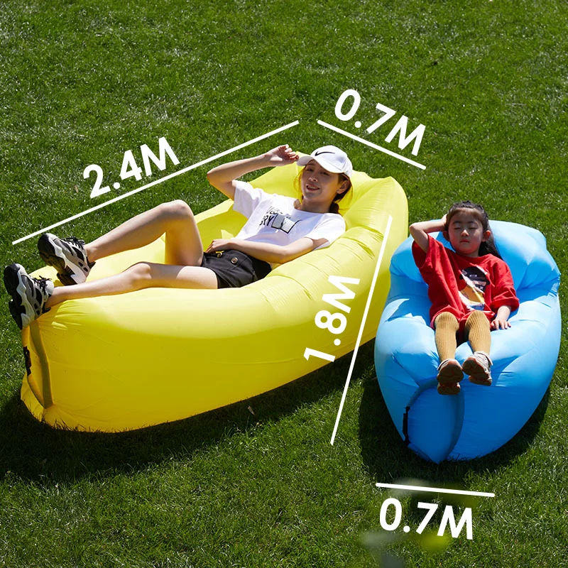Inflatable Lounger Air Couch Sofa Hammock For Backyard Lakeside Beach
