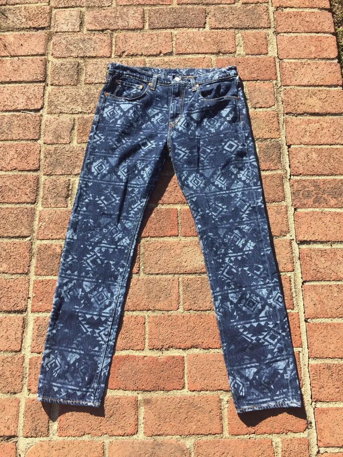 Laser Printed Denim Pants For Men New Design 2023 Latest Style Men's