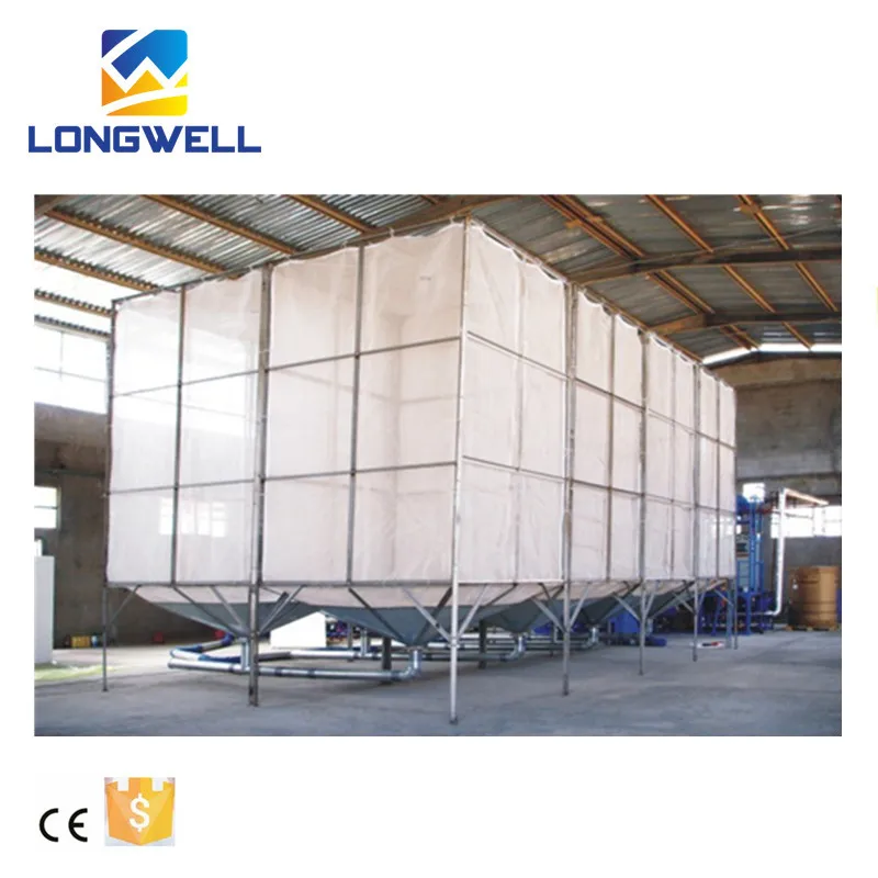 Longwell Styrofoam Silos EPS Machine Spare Parts Foam Beads Silo