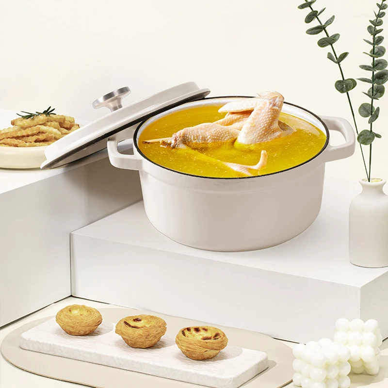 8 шт. набор эмалированной чугунной