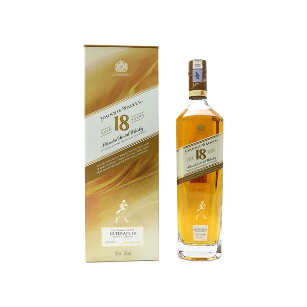 18 Year Blended Scotch Whisky 750ml /red Label/double Black Whiskey For