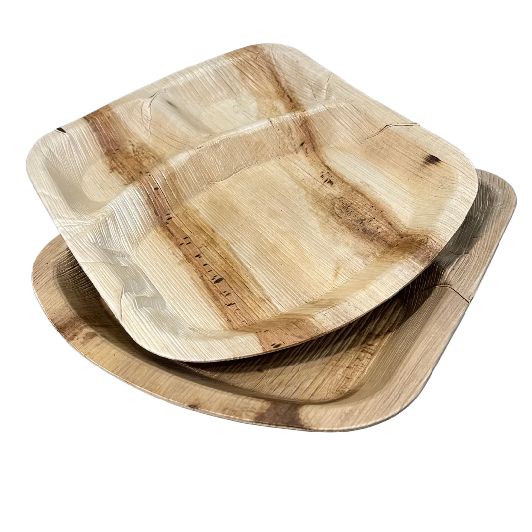 Eco Friendly Disposable Dinner Plates 100 Biodegradable Heavy Duty