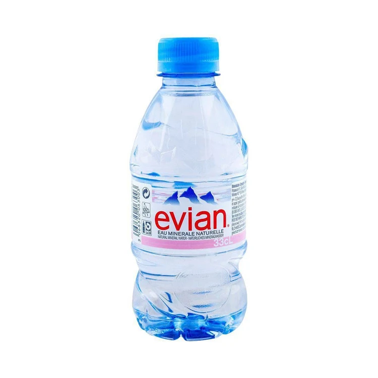Мл вода 300 мл сахар. Минеральная вода Эвиан. Evian 330. Evian 330 / 750 мл. Вода Эвиан пластик 0,5.