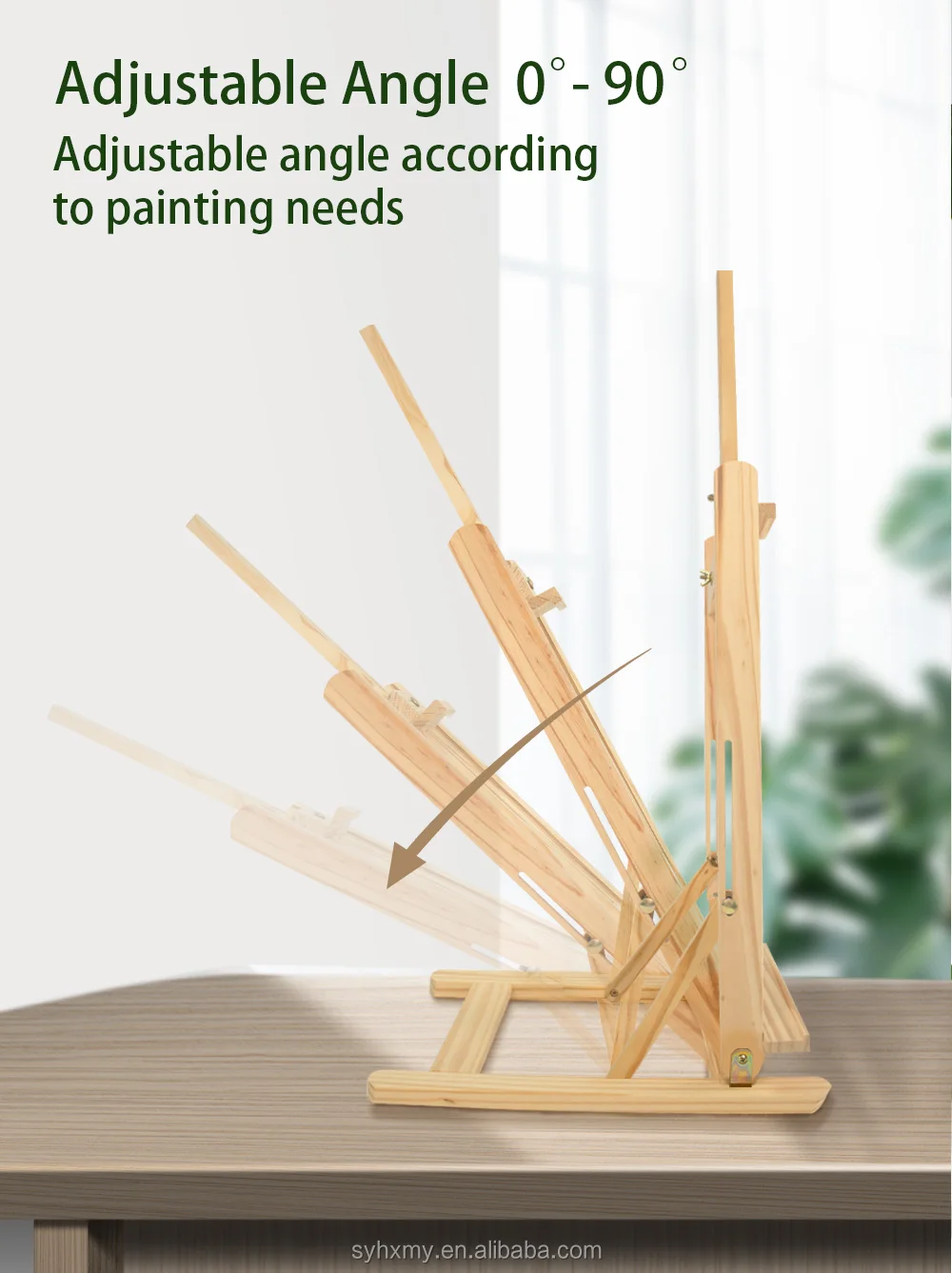 Hshaped Desktop Easel Adjustable Studio Art Easel Painting Display Stand Easels For Artist