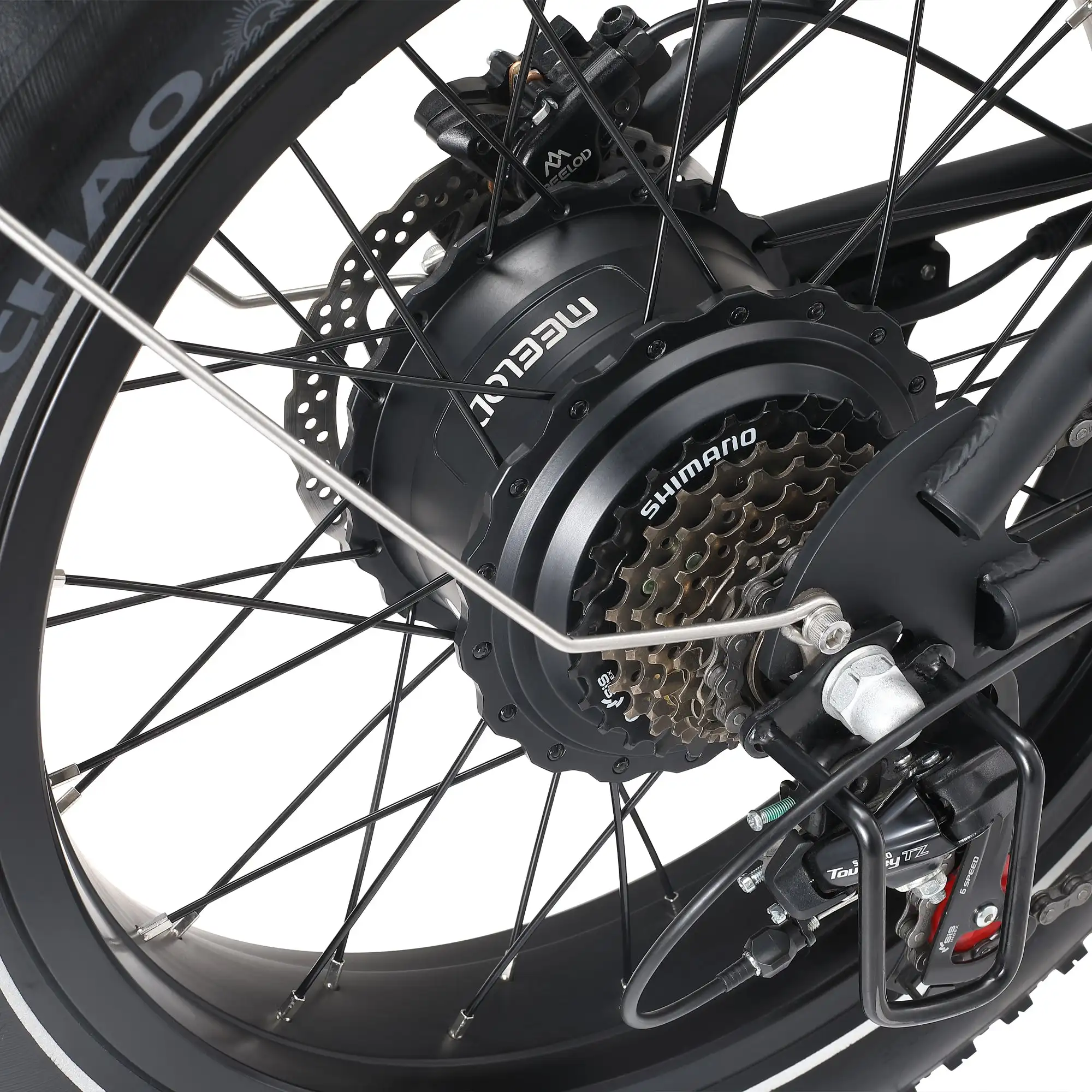 MEELOD DK300 PLUS 1200W Motor Electric Scooter 50-100 Miles Range Black & White