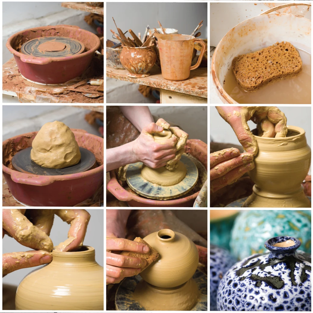 Nara Ceramic Clay 1.10lbs,(terracotta),Clay For Pottery,Thailand