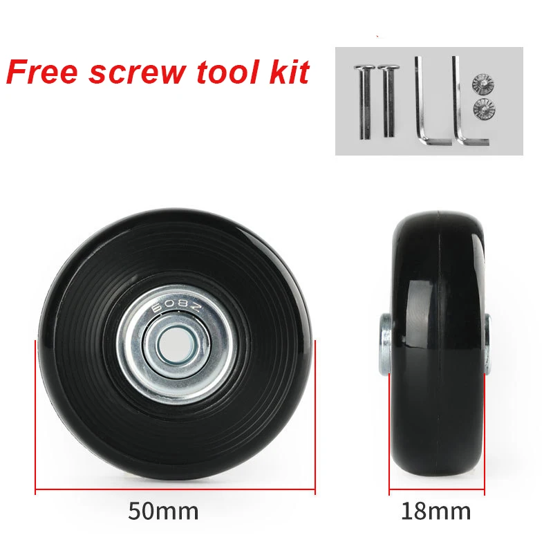 Roue De Valise 50mm Universal Luggage Caster Wheel Repair Suitcase ...