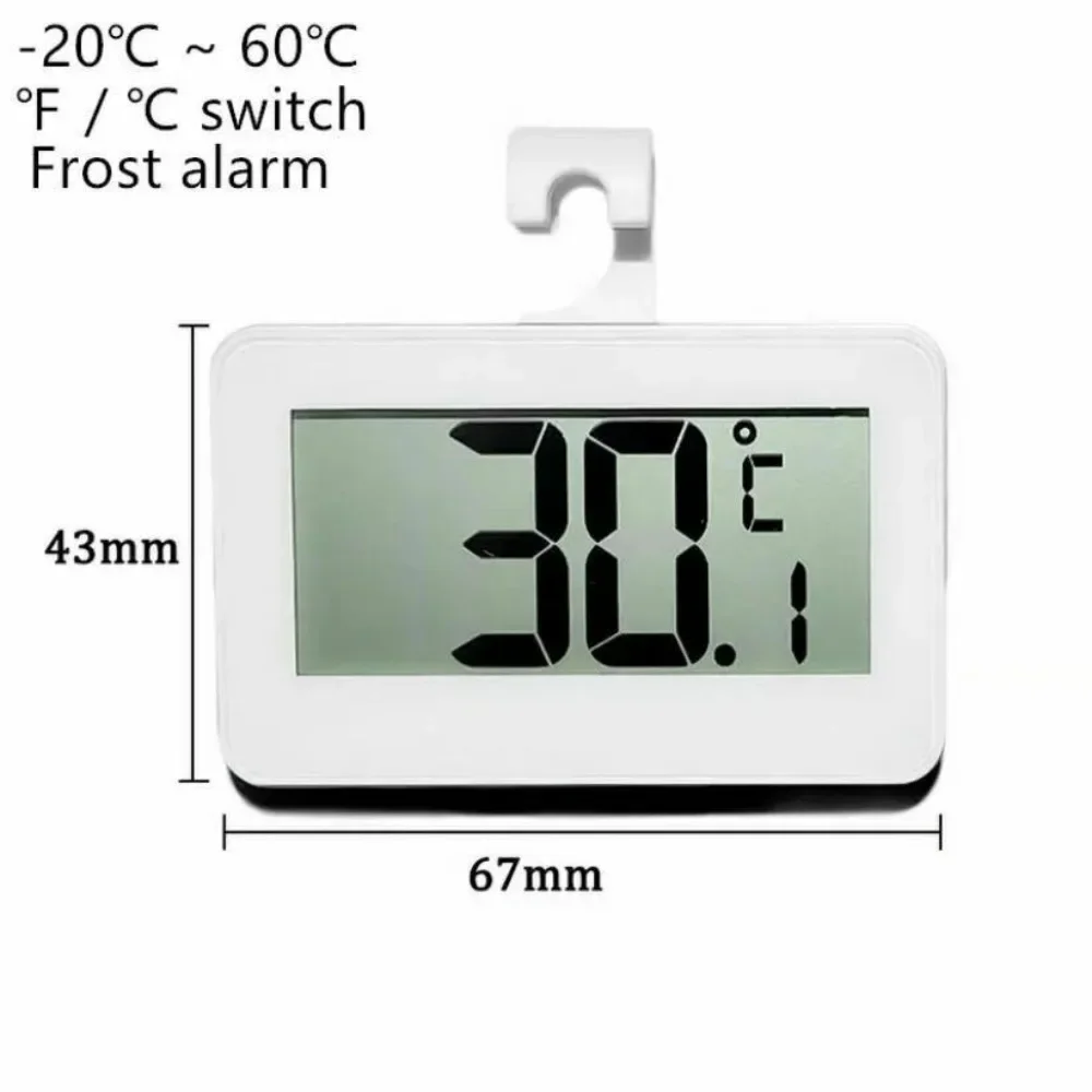 Max and Min Record Function Digital Refrigerator Freezer Thermometerwith Large LCD Display