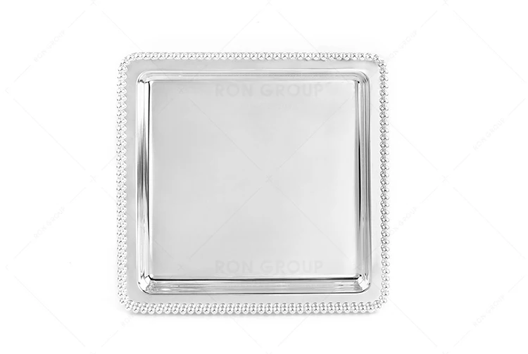 table silver metal 3 piece cake stand wedding party dessert display stand cup cake stand display