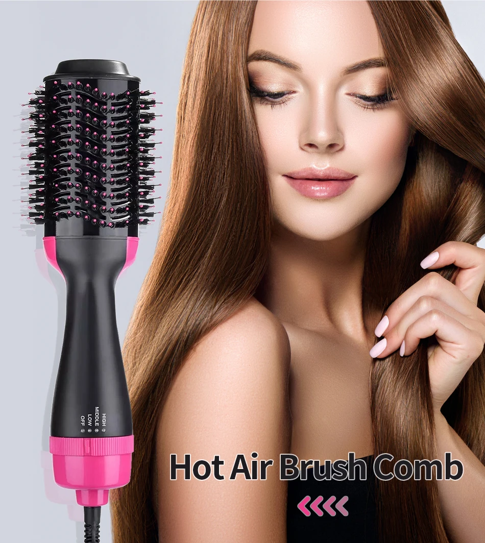 Curler Portable Rotating Electric Ionic Hair Brush