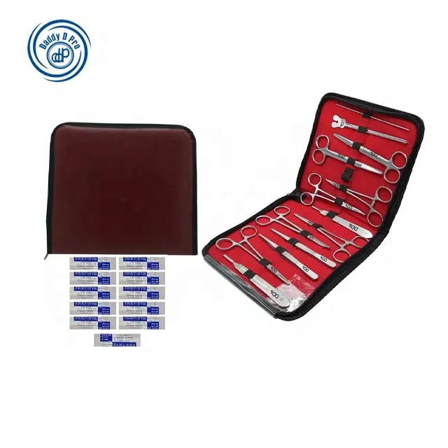 Kit d'entraînement de suture pour étudiants en médecine, tapis de suture en silicone avec couche