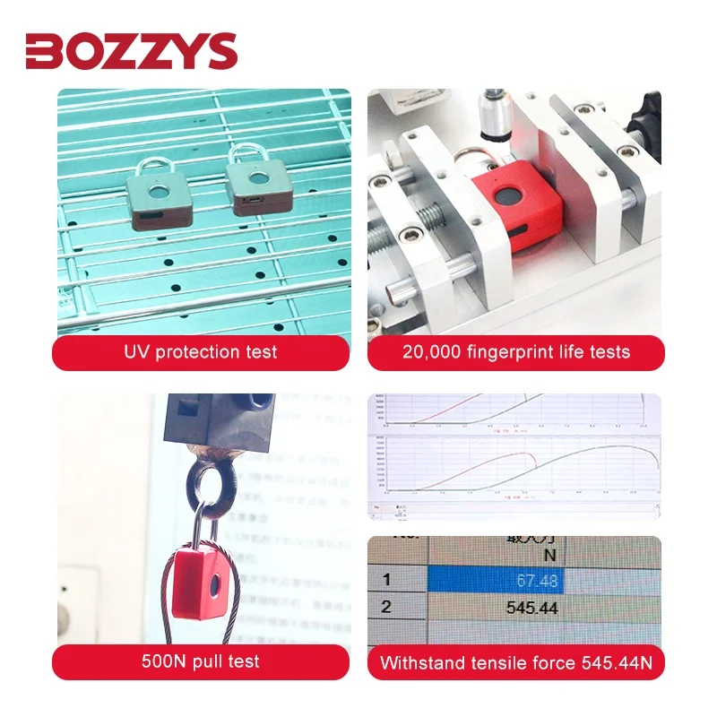 BOZZYS Mini Portable Smart Keyless Fingerprint Padlock Suitable for Suitcase Bag and Cabinet Doors