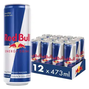 Red Bull 250ml Energy Drink Low-Fat & Sugar-Free with Ginseng for Power Boxed Wholesale