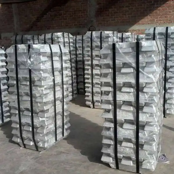 Aluminum Ingots Silver Tia Gray Series Color Pure Package Cif Origin