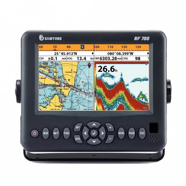 Marine Gps Chart Plotter + Class B Ais Transponder + Fish Finder