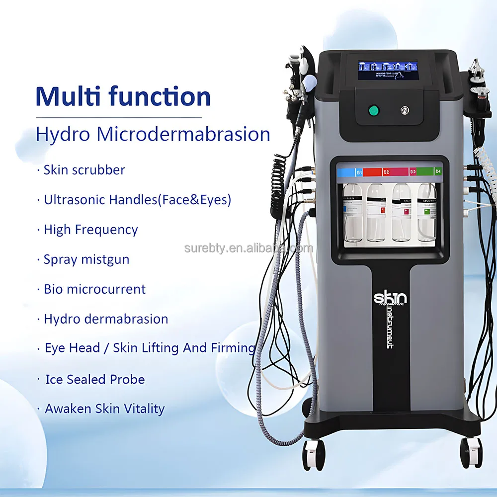 Spa Use Vertical All In One Hydra Dermabrasion Facial Machine Skin ...