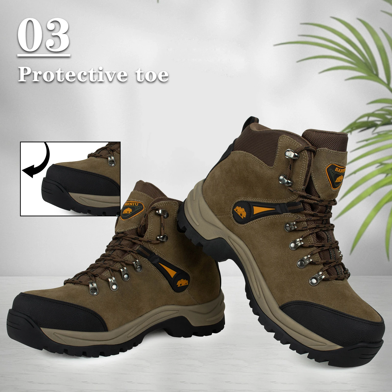 High Quality Outdoor Anti-slip Training Plush Thickened Safety Shoes ...