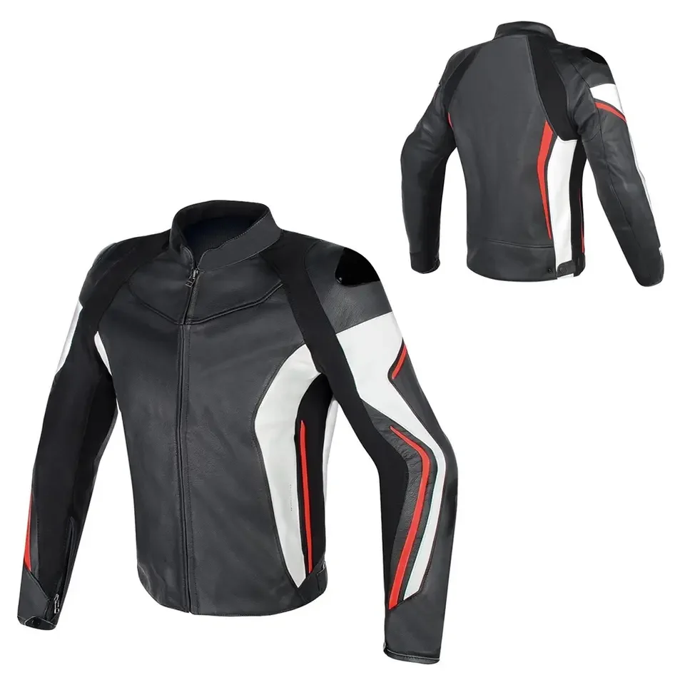 Customized Made To Measure Motorcycle Leather Racing Jacket Custom