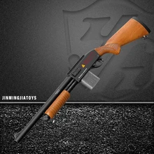 M870 Electronic Toy Outdoor Shooting Games Pump Power Soft Ball Gun with Foam Balls for Active Play Safety Unisex