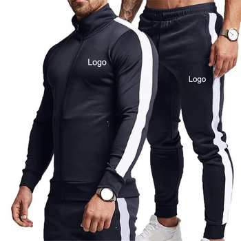 Jogging Custom Sweat Absorbing Mens Fitted GYM Sports Tracksuit for Men