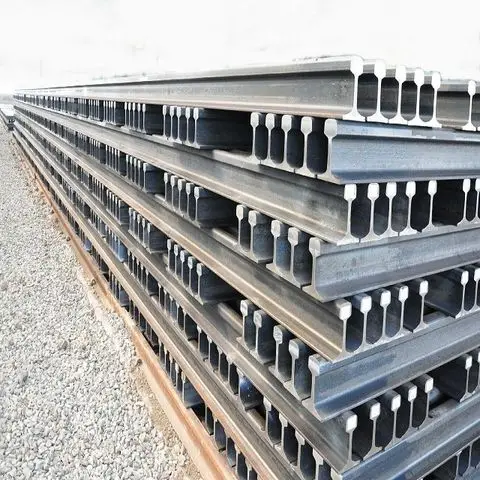 Best Quality Custom Made Wholesale HMS 1 2 Scrap/HMS 1&2, Used Railway Track in Bulk Used Rail Steel Scrap