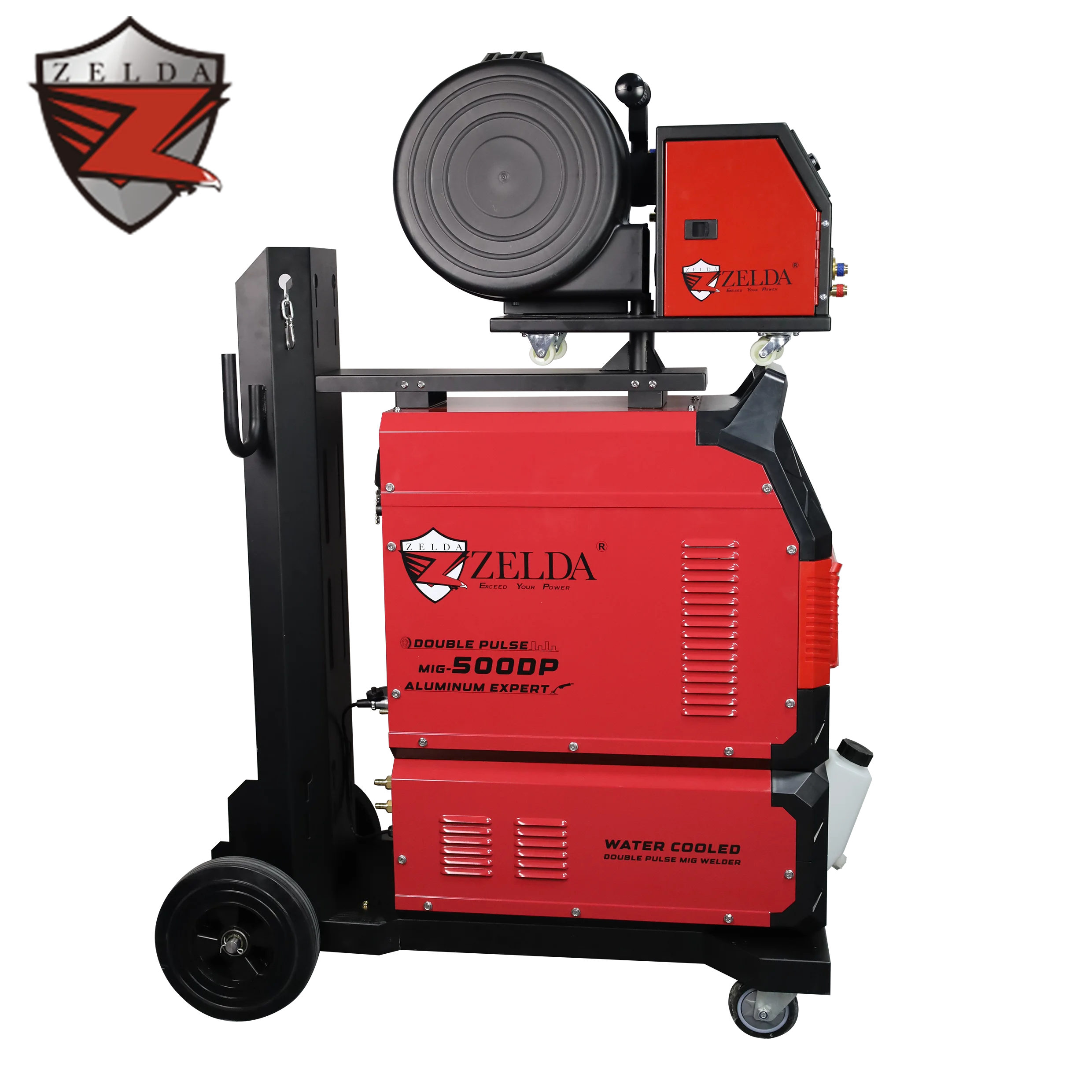 Water Cooled Synergic IGBT Module Pulse Double Pulse Mig Welder  Heavy Duty Automatic Aluminum 500A 380V Mig Welding Machine
