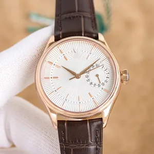 2026New High-quality Business Classic Elegant Men's Mechanical Watch  Genuine Leather Strap Luxurious Waterproof Automatic Watch