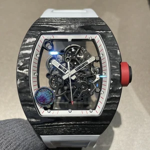 High-quality Stylish Sporty Trendy Unique Tourbillon Men's Mechanical Watch Designer Carbon Fiber Automatic Luxury Brand Watches