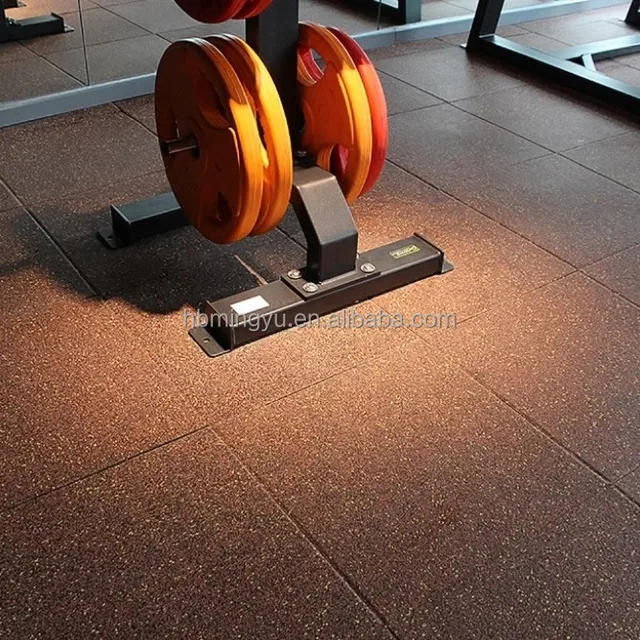 rubber floor gym mats gym floor rubber roll Dumbbell treadmill soundproof flooring