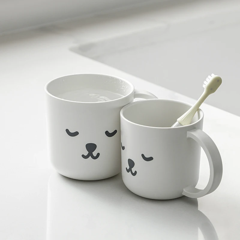 SHIMOYAMA пластиковая чашка для полоскания рта стакан воды многоразовая посуда напитков очки Небьющийся прочный домашней ванны