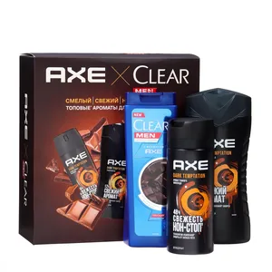 AXE BODY WASH DARK TEMPTATION DARK CHOCOLATE SCENT 6 BOTTLES 250 ML