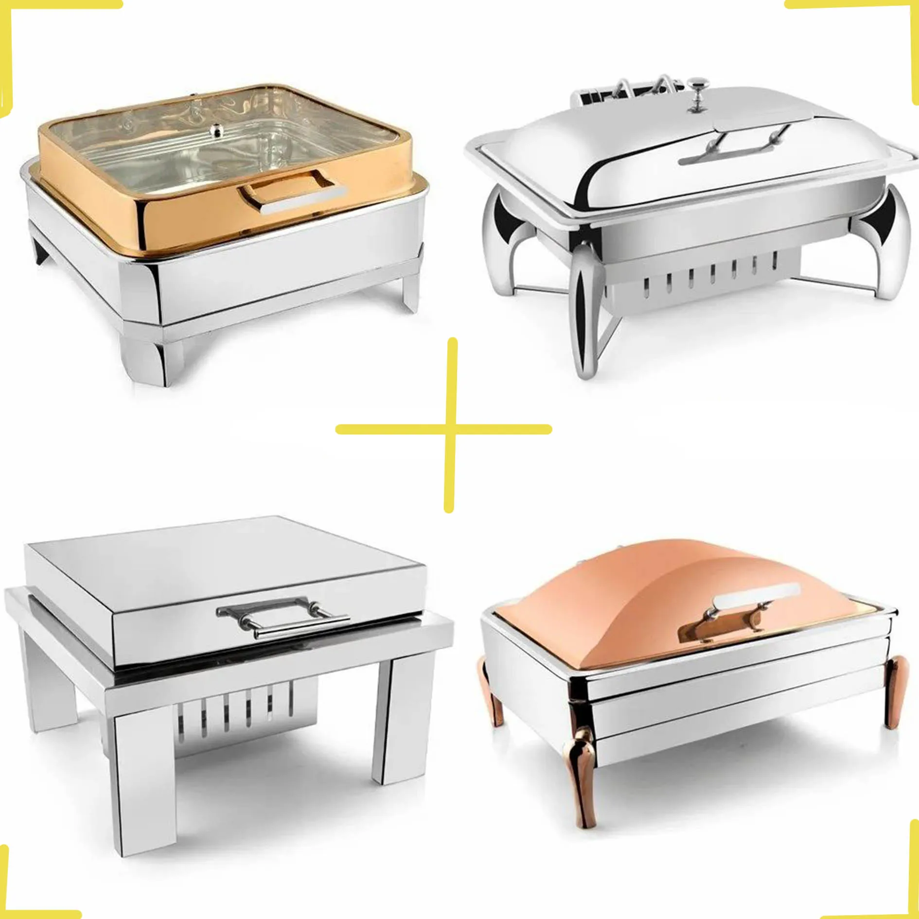 Luxury Hotel Chafing Dish 9.0l Golden Buffet Server Food Display Stand Chafing Dishes Buy