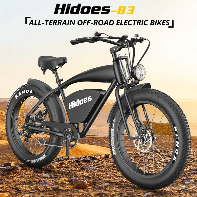E-Bike Hidoes B3 750W 26 inch Fat Bike Electric Bicycle 48V 18.2Ah Battery