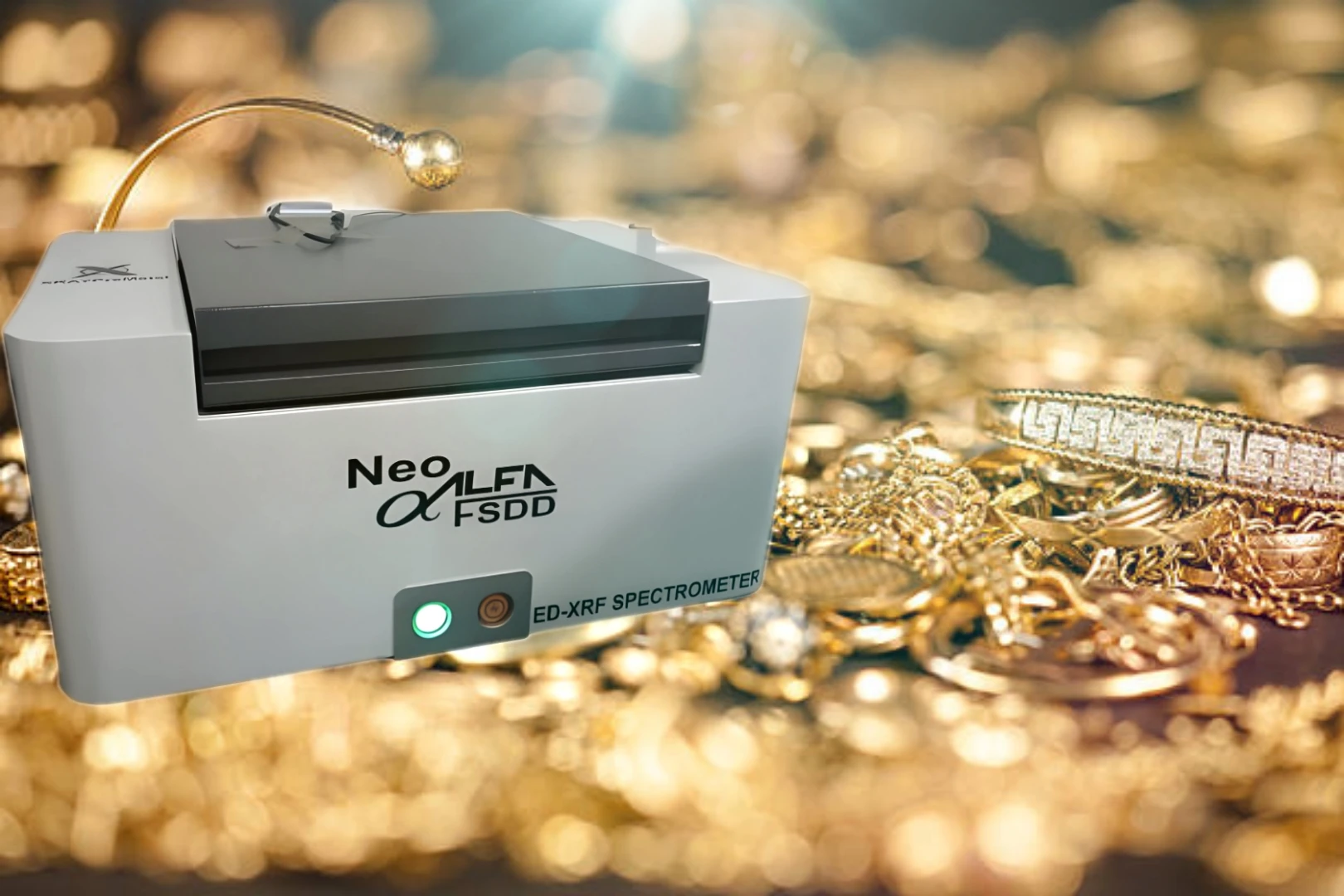 High Precision Gold Karat Spectrometer Xrf Measuring Instrument For