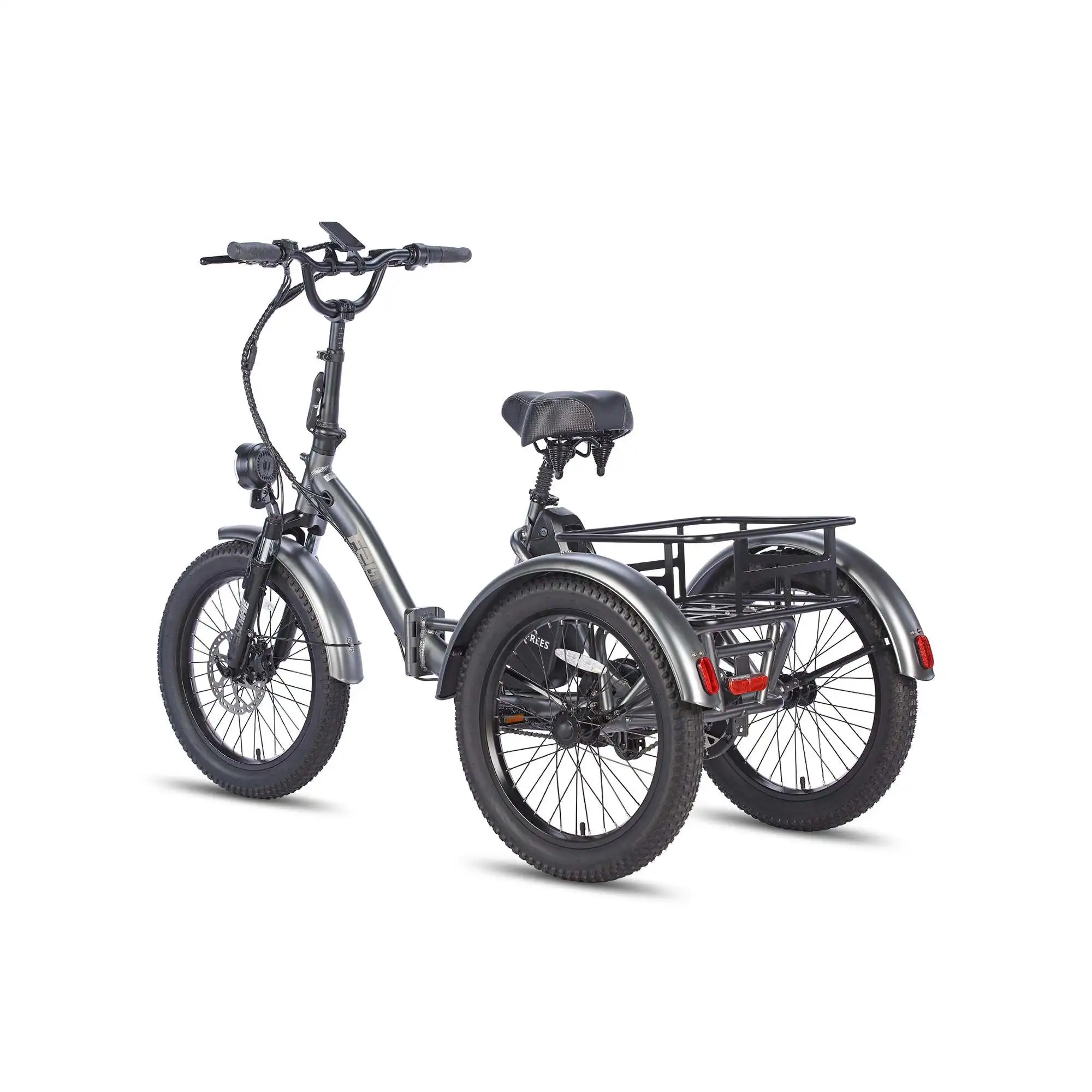 EU UK Warehouse FAFREES F20 Mate Electric Cargo Trike 180kg Capacity, 110KM Range, Folding Design